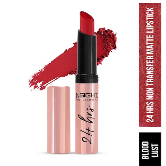 Insight Cosmetics 24 Hrs Non Transfer Matte Lipstick - 15 Blood Lust (3g)