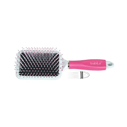 Babila Paddle Hair Brush with Cleaning Comb