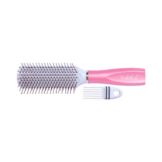 Babila 2-In-1 Flat Hair Brush