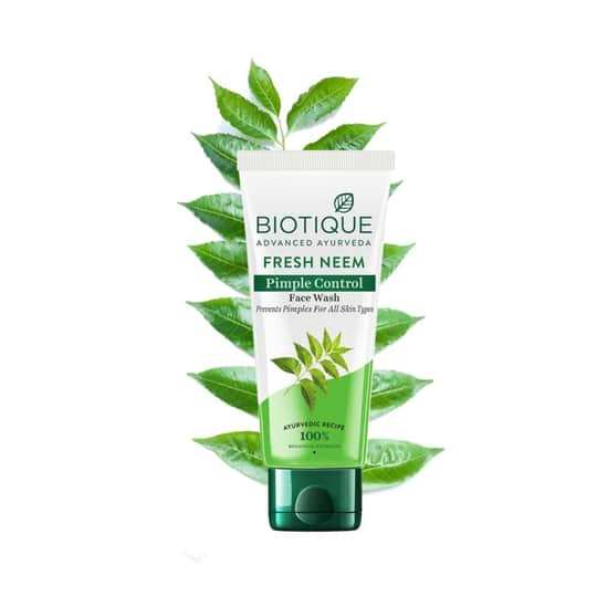 Biotique Fresh Neem Pimple Control Facewash (100ml)