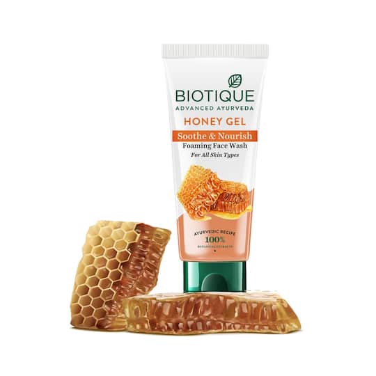 Biotique Honey Gel Soothe & Nourish Foaming Facewash (100ml)