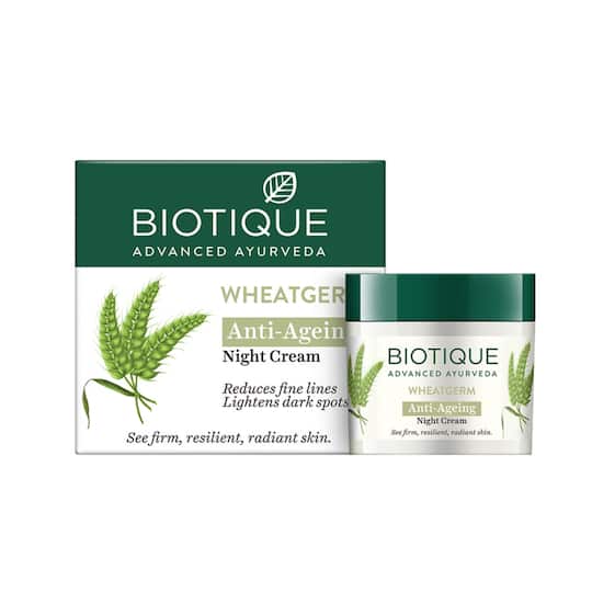 Biotique Wheatgerm Anti-Ageing Night Cream (50g)