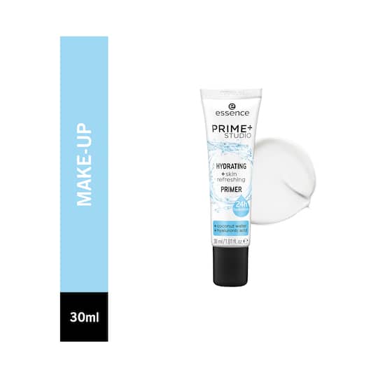 Essence Prime + Studio Hydrating + Skin Refreshing Primer - White (30ml)