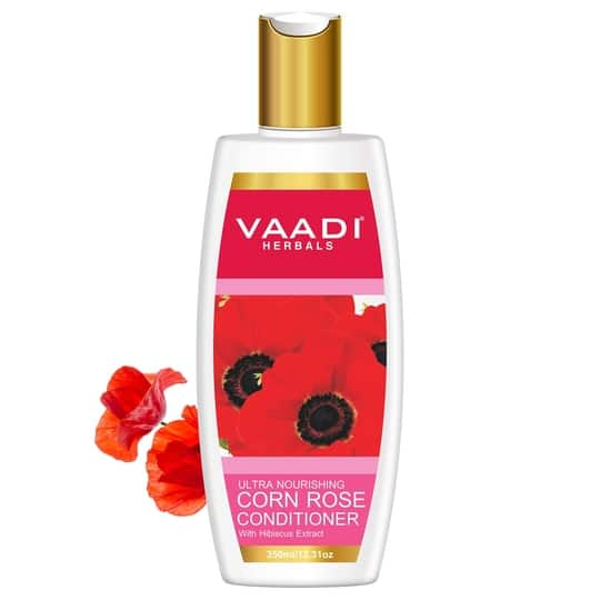 Vaadi Herbals Corn Rose Conditioner With Hibiscus Extract (350ml)