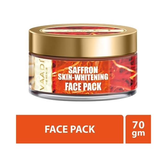 Vaadi Herbals Saffron Skin-Whitening Face Pack (70g)