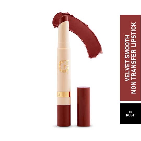 Matt Look Velvet Smooth Non-Transfer Lipstick - 13 Rust (2g)