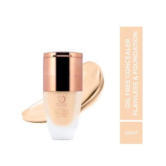 Matt Look Oil Free Concealer Flawless Foundation - 02 Light (35ml+8g)