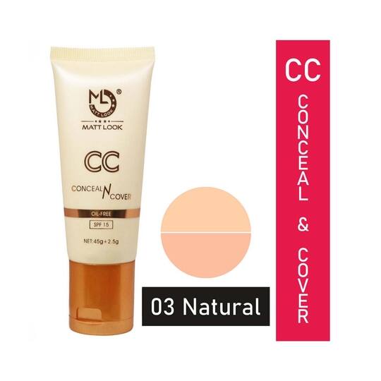 Matt Look CC Conceal N Cover SPF-15 - 03 Natural (47.5g)