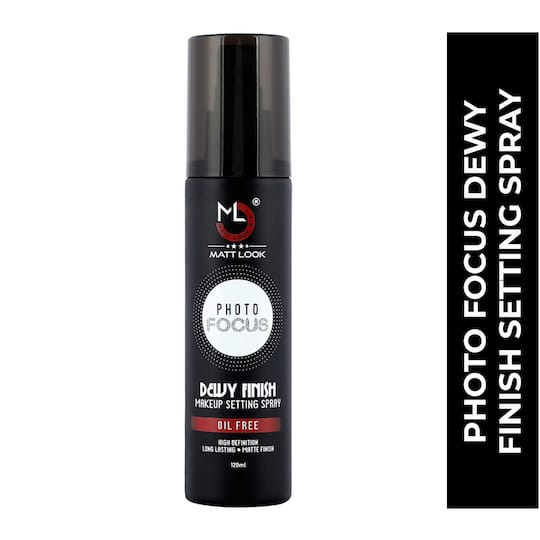 Matt Look Photo Focus Dewy Finish Makeup Setting Spray - Transparent (120ml)