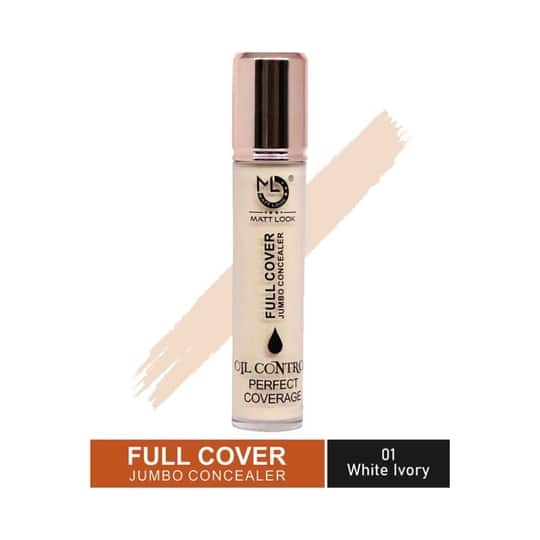 Matt Look Full Cover Jumbo Concealer - 01 White Ivory (11ml)