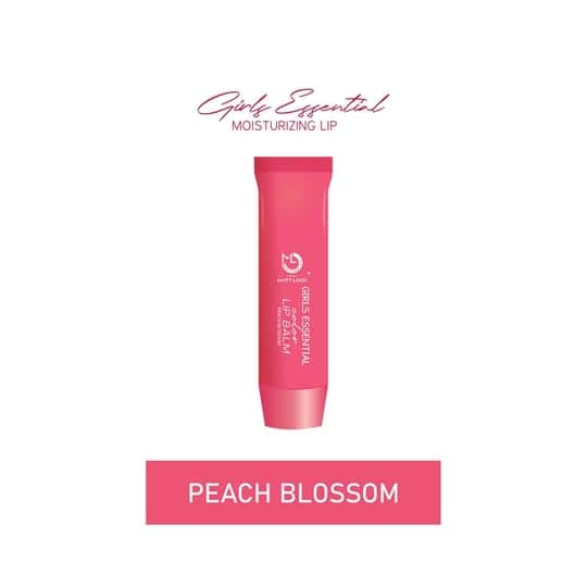 Matt Look Girls Essential Colour Lip Balm - Peach Blossom (3.5g)