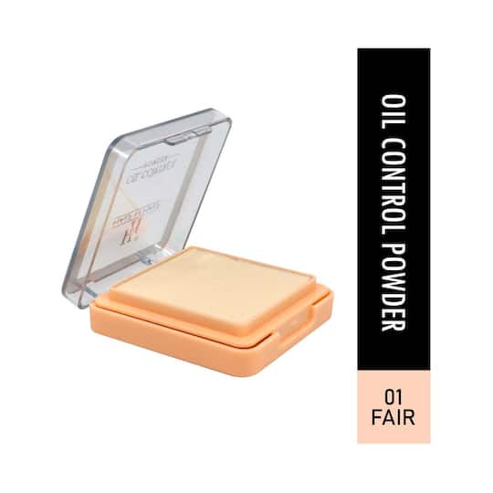 Half N Half Oil Control Compact Powder - 01 Fair (10g)