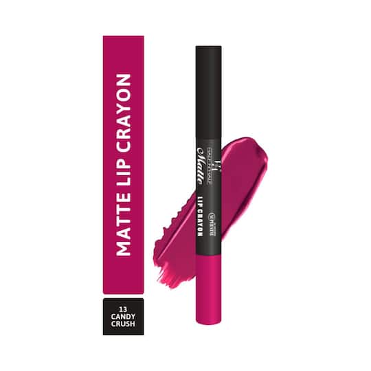 Half N Half Matte Velvet Soft & Long Lasting 24h Superstay Lip Crayon - 13 Candy Crush (3.5g)