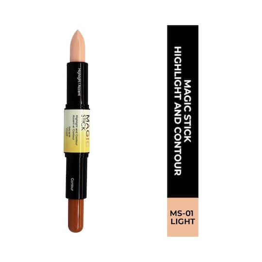 Half N Half 2-In-1 Cover Perfection Highlight And Contour Magic Stick - 01 Light (8g)