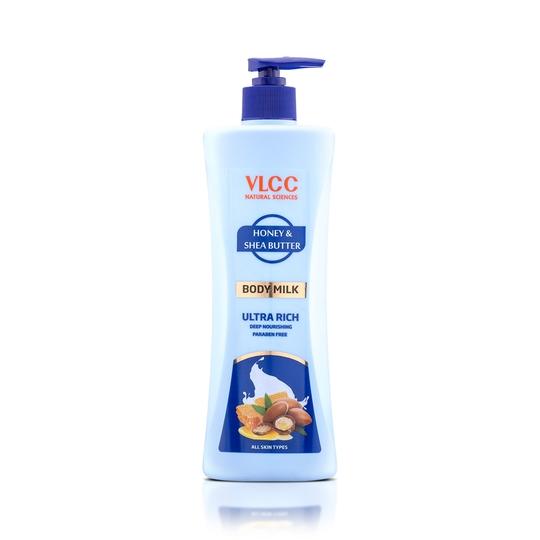 VLCC Honey & Shea Butter Body Milk Cream (400ml)