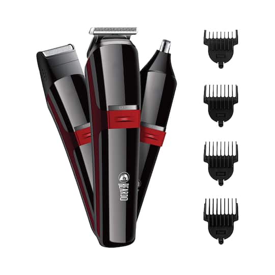 Beardo APE-X 3-In-1 Multipurpose Trimmer - Black & Red