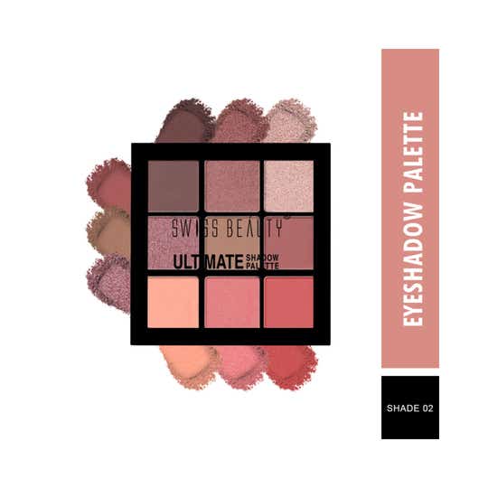 Swiss Beauty Ultimate Eye Shadow Palette - 02 Shade (6 g)