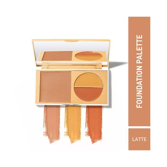 MyGlamm Total Makeover FF Cream Foundation Palette - Latte (10.5g)
