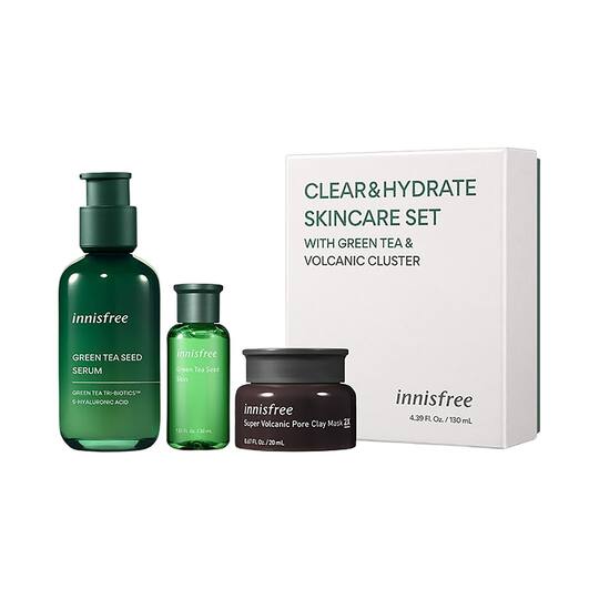 Innisfree Clear & Hydrate Skincare Set (3Pcs)