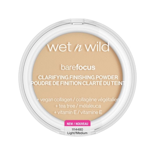 Wet n Wild Bare Focus Clarifying Finishing Powder - Light/Medium (7.8g)