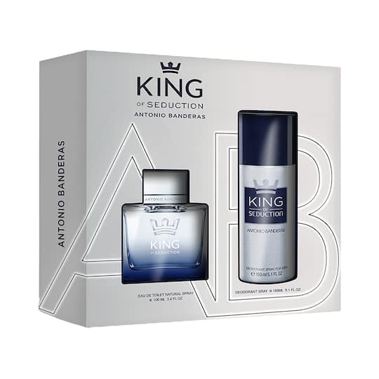 Antonio Banderas King Of Seduction Eau De Toilette With Deodorant - (2Pcs)