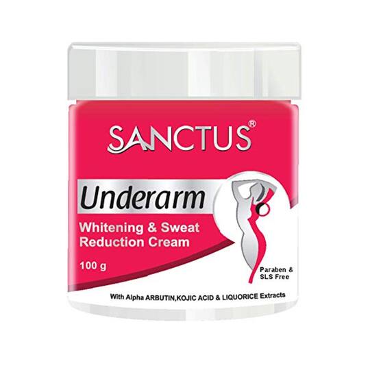 SANCTUS Underarm Whitening & Sweat Reduction Cream (100g)