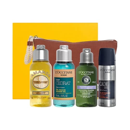 L'occitane On-the-go Men Grooming Box (4 pcs)