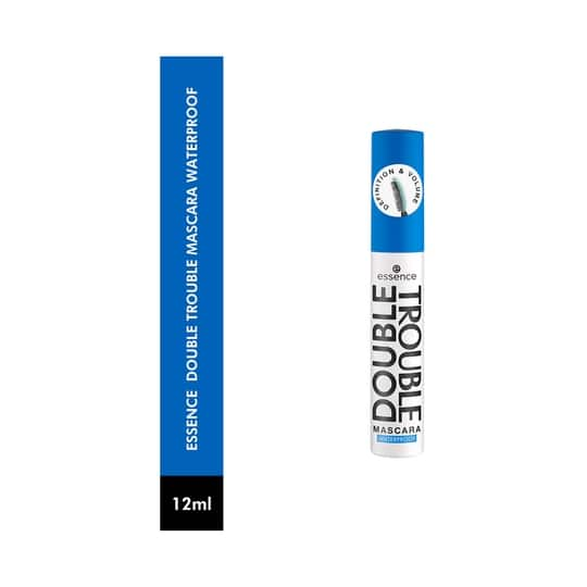 Essence Double Trouble Mascara - Waterproof Black (12ml)