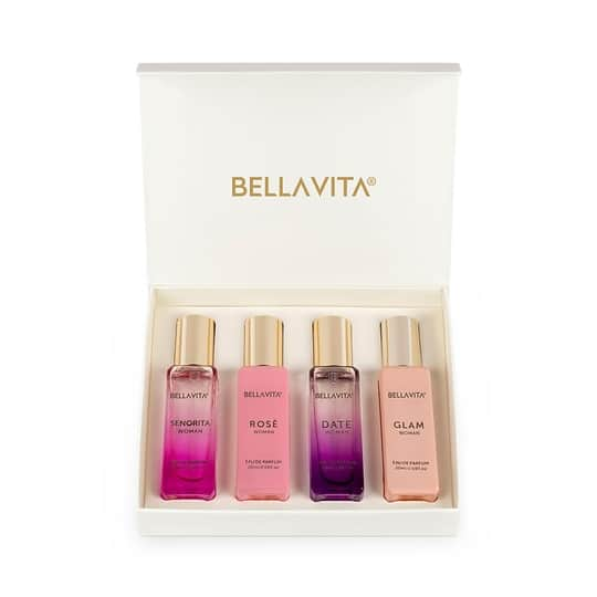 Bella Vita Luxury Perfumes Gift Set for Women (4Pcs)