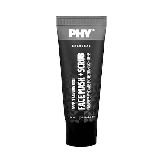 Phy 2-In-1 Charcoal Face Mask + Scrub (15ml)