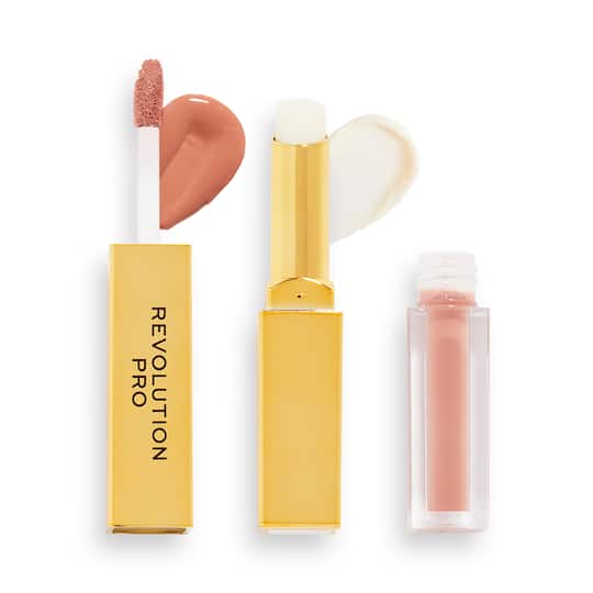 Revolution Pro Supreme Stay 24H Lip Duo Lipstick - Cashmere (1ml+1.5g)