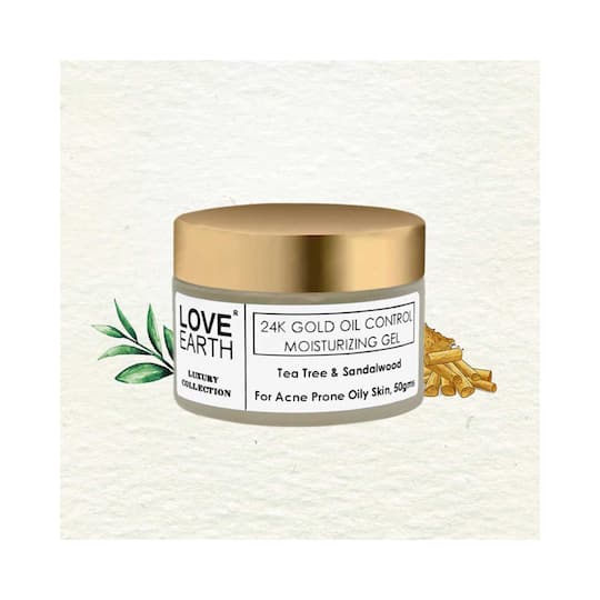 Love Earth 24K Gold Oil Control Moisturizing Gel (50g)