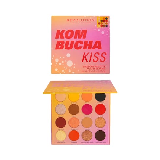Makeup Revolution Hot Shot Kombucha Kiss Eyeshadow Palette - Multi-Color (16g)