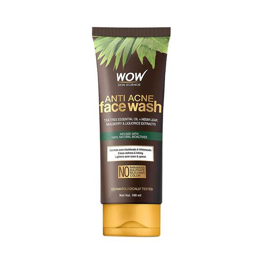 WOW SKIN SCIENCE Anti-Acne Face Wash (100ml)