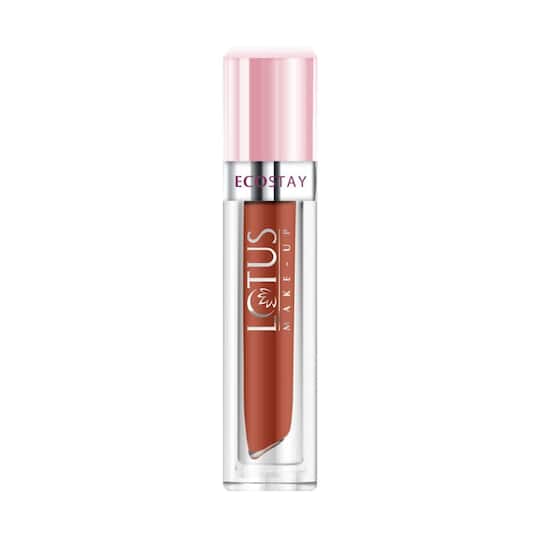 Lotus Makeup Ecostay Matte Lip Lacquer - EI15 Magical Brown (4g)