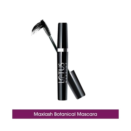 Lotus Makeup Maxlash Volumizing Botanical Mascara - Intense Black (4g)