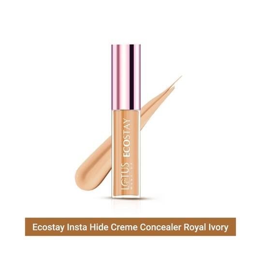 Lotus Makeup Ecostay Insta-Hide Creme Concealer - EC02 Royal Ivory (7g)