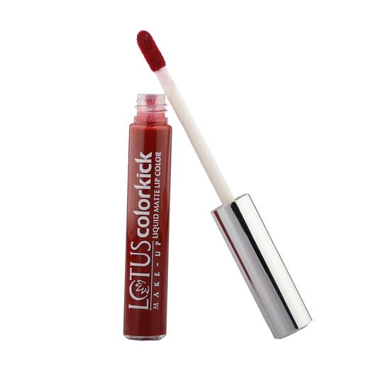 Lotus Makeup Colorkick Liquid Matte Lip Color - CLM10 Magic Maroon (6g)