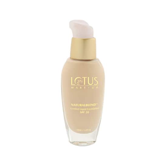 Lotus Makeup Natural Blend Comfort Liquid Foundation SPF 20 For Dry Skin - 320 Buff (30ml)