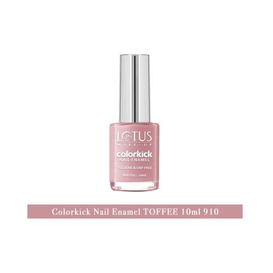 Lotus Makeup Colorkick Nail Enamel - 910 Toffee (10ml)