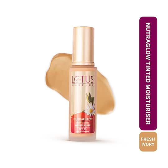 Lotus Makeup Nutraglow Tinted Moisturiser SPF 25 - T2 Fresh Ivory (50ml)