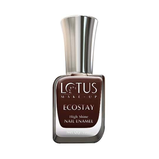 Lotus Makeup Ecostay Nail Enamel - E81 Espresso (10ml)