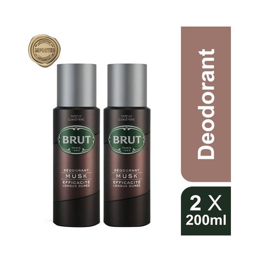 Brut Musk Deodorant Spray (2Pcs)