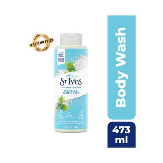 St. Ives Exfoliating Sea Salt Shower Gel (473ml)