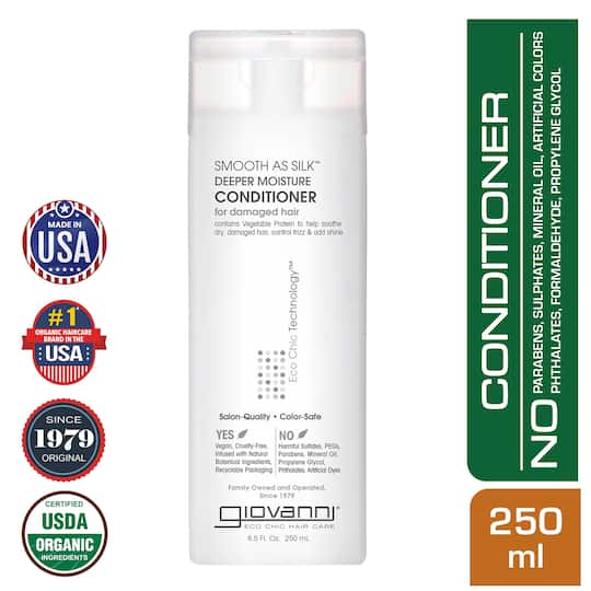 Giovanni Organic Smooth As Silk Deep Moisture Conditioner (250ml)