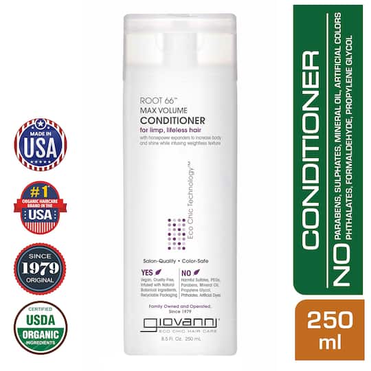 Giovanni Organic Root66 Max Volume Conditioner (250ml)