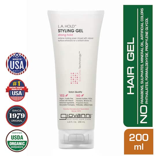 Giovanni Organic LA Natural Styling Gel Strong Hold (200ml)