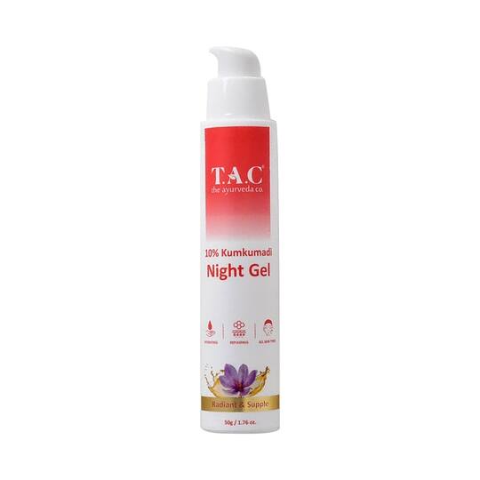 TAC - The Ayurveda Co. 10% Kumkumadi Night Gel Cream (50g)