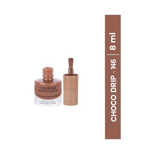 Colorbar Vegan Nail Lacquer - 146 Choco Drip (8ml)