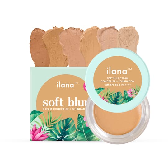 Ilana Soft Blur Cream Concealer & Foundation With SPF 50 - Sun's Out (5ml)